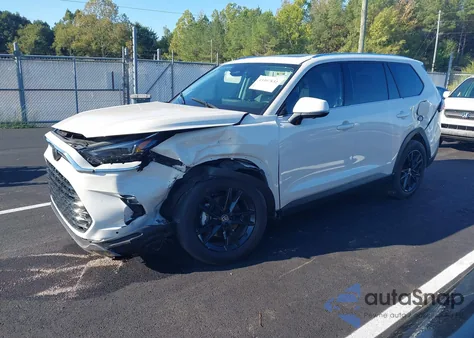 2024 Toyota Grand Highlander Hybrid Limited from USA, damaged, VIN 5TDACAB5XRS021426